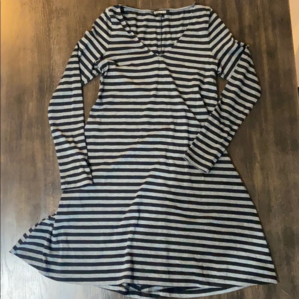 Express long sleeve jersey dress